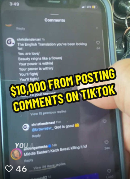 Viral comment that earns its author money